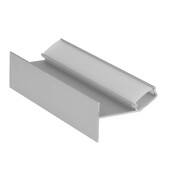 LED profiel gipsplaat plafond inclusief opaal klikafdekking 37 mm x 25,90 mm - PLAFOND12UPALU