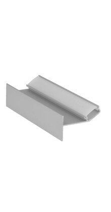 LED profiel gipsplaat plafond inclusief opaal klikafdekking 37 mm x 25,90 mm - PLAFOND12UPALU