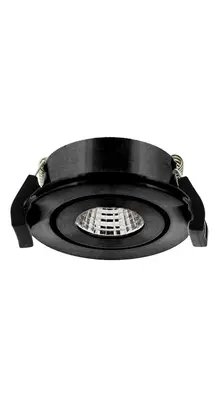 LED Inbouwspot ZWART – warm wit 3000k 2.1w - Lumiko Venice XPG