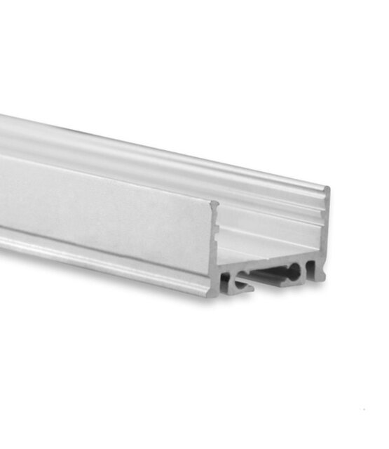 LED profiel 2 meter met opaal klikafdekking 23mm x 13mm - XL08.1ALU