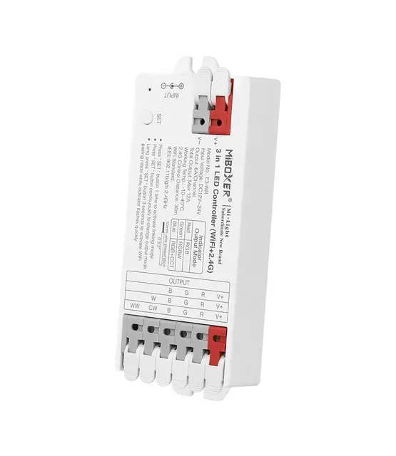 Professionele TUYA + WIFI + 2,4ghz 3 in 1 LED controller E3-WR