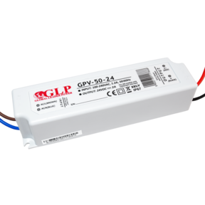 LED voeding 50 watt 24 volt 2,1 Ampère – IP67 waterdicht – GLP GPV-50-24