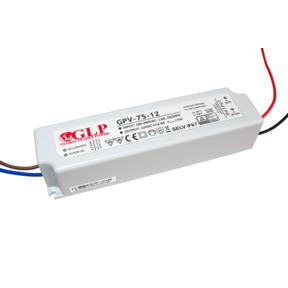 LED voeding 75 watt 12 volt 6 Ampère – IP67 waterdicht – GLP GPV-75-12