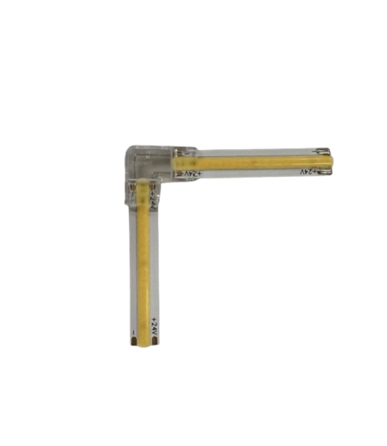 HOEK COB LED strip 90 graden connector 8mm - IP20