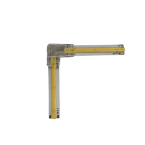 COB LED Strip - 90 graden transparante hoek connector 2700K8mm COB - IP20