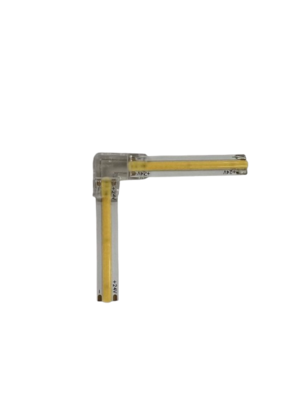 COB LED Strip - 90 graden transparante hoek connector 2700K8mm COB - IP20