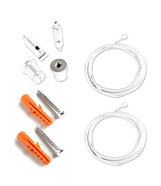 Kabel ophangsysteem voor LED profiel XL304ALU, XL304WIT, XL304ZWART - ALU