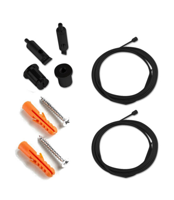 Kabel ophangsysteem voor LED profiel XL304ALU, XL304WIT, XL304ZWART - ALU
