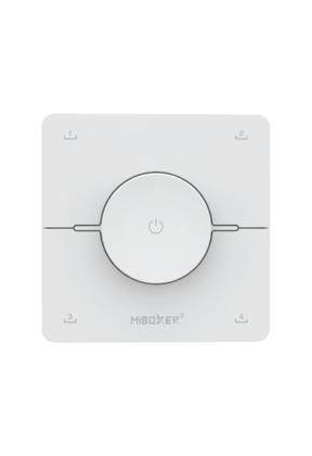 Dual white wanddimmer - Draadloos - Miboxer K0-WIT