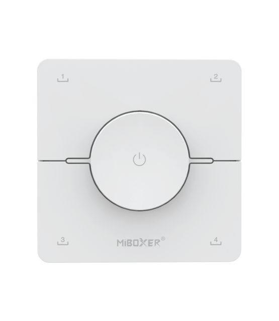 Dual white wanddimmer - Draadloos - Miboxer K0-WIT