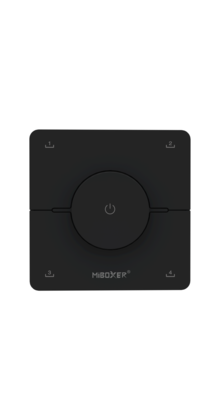 Dual white wanddimmer - Draadloos - Miboxer K0-ZWART