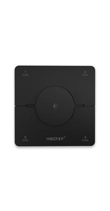 Dual white wanddimmer - Draadloos - Miboxer K0S-ZWART