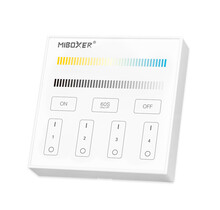 Dual white LED  wanddimmer - Draadloos - Miboxer B2 wandpaneel