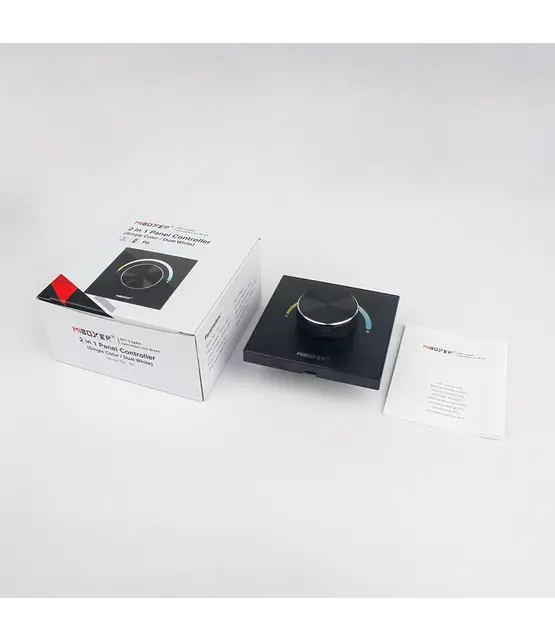 Inbouw LED wanddimmer - Draadloos en bedraad - Miboxer P0 wandpaneel