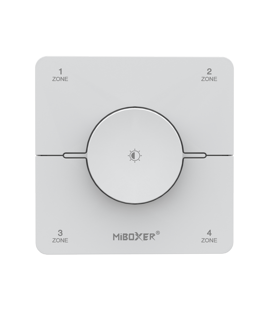 Dual white wanddimmer - Draadloos - Miboxer K0S-WIT