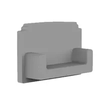 Eindkappen zonder kabeldoorvorer t.b.v. LED profiel - STUC200