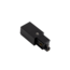 Powergear LED trackrail 1 fase 1-FASE rail voeding - zwart - rechts