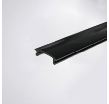 1-FASE rail afdekstrip - zwart