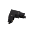 Powergear LED trackrail 1 fase 1-FASE rail L connector - links - zwart