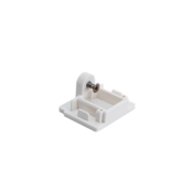 1-FASE rail eindkapje - wit