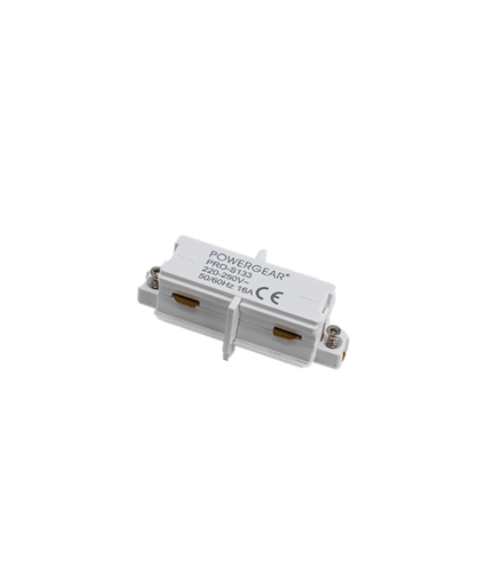 1-FASE rail koppelstuk - wit