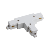 1-FASE rail T connector - rechts - wit