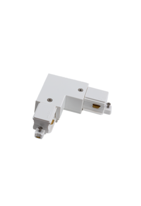 1-FASE rail L connector - links - wit
