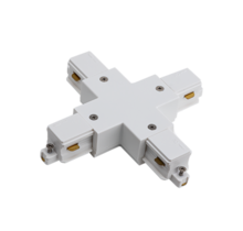 1-FASE rail X connector - wit