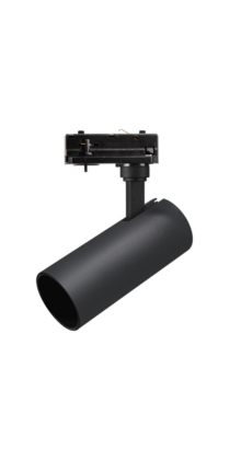 LED trackspot 1-FASE RAIL zwart - METEORA GU10 1-FASE