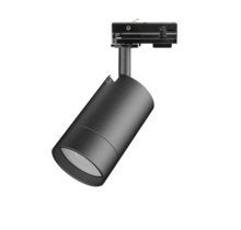 LED trackspot 1-FASE RAIL zwart - TUBULO