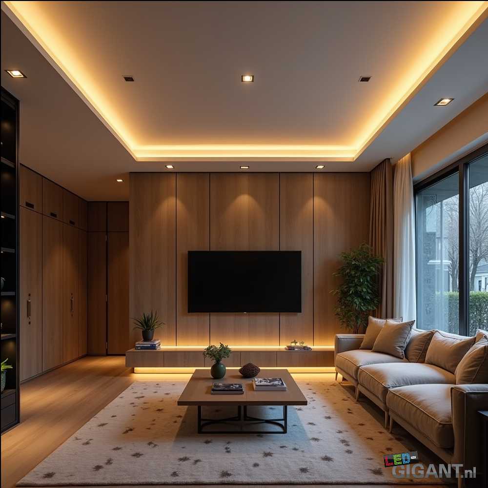 Welke LED strip voor een moderne woonkamer kiezen