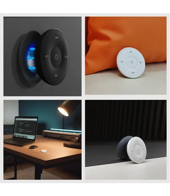 Mini LED afstandsbediening - Draadloos - Miboxer K2S-B ZWART