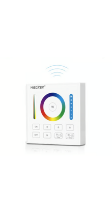 LED wanddimmer draadloos RGB/RGBW/RGBWW/RGBCCT - Wit B0 Miboxer