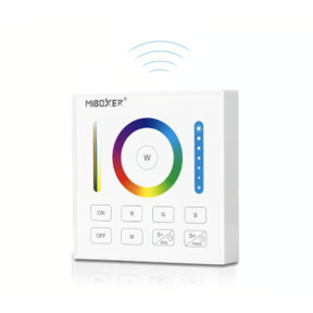 LED wanddimmer draadloos RGB/RGBW/RGBWW/RGBCCT - Wit B0 Miboxer