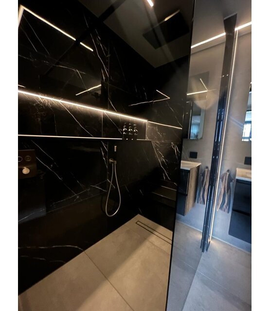 LED stucprofiel inclusief klikafdekking 37 mm x 10,9 mm STUC100