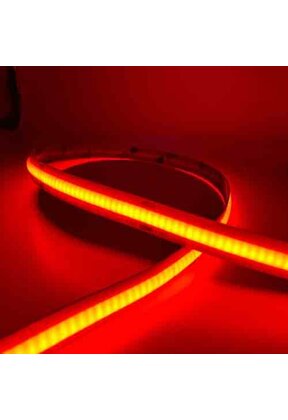 PRO COB LED strip Rood 8W 1050LM 480 LED’s p/m 24VDC IP20 - 5 meter