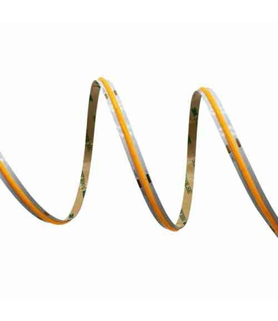 COB LED strip Geel 8W 1050LM 480 LED’s p/m 24VDC IP20 - 5 meter