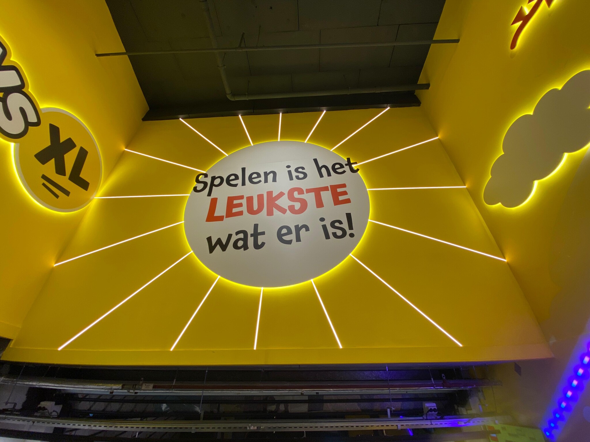 Digiled strips in zonlicht