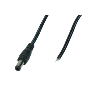 Male DC verlengkabel 100cm - SPOSDC-Y-P21S-1.0