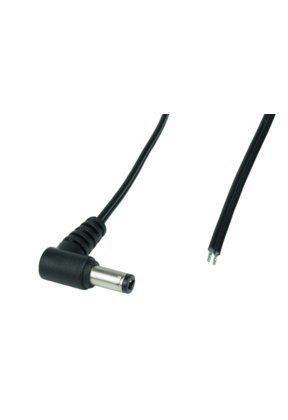 Hoek Male DC verlengkabel 100cm - SPOSDC-T-P21L-1.0