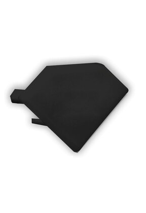 Eindkap zonder kabeldoorvoer - C23.2ZWART