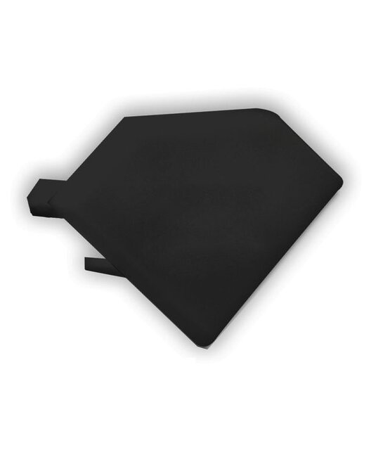 Eindkap zonder kabeldoorvoer - C23.2ZWART