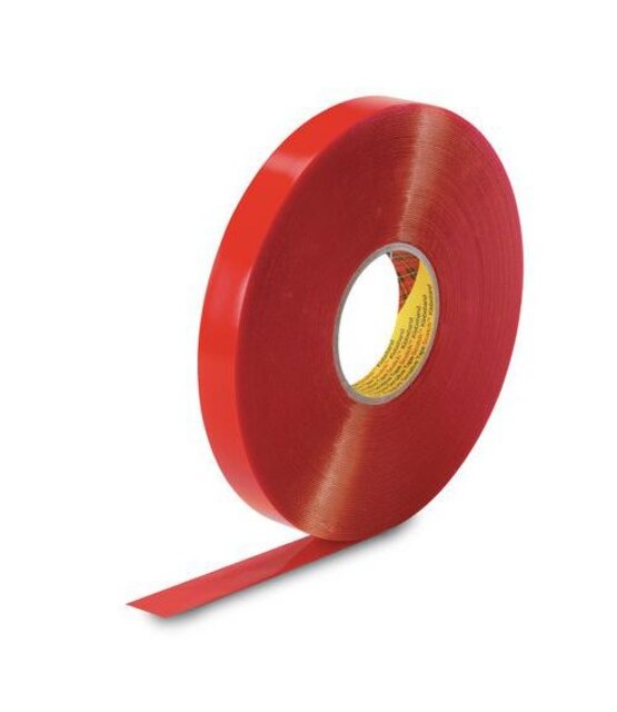 30 meter rol LED profiel dubbelzijdige montage tape 12mm t.b.v. LED profielen - 30 meter rol