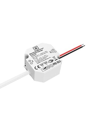 Wandcontactdoos Dimbare Mini LED voeding 12 watt 24 volt 0,08 Ampère - IP65 -