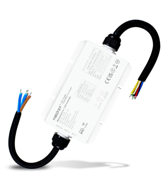 Waterdichte WiFi + 2,4ghz LED controller 12~24V 20A Optioneel afstandsbediening WL5-WP