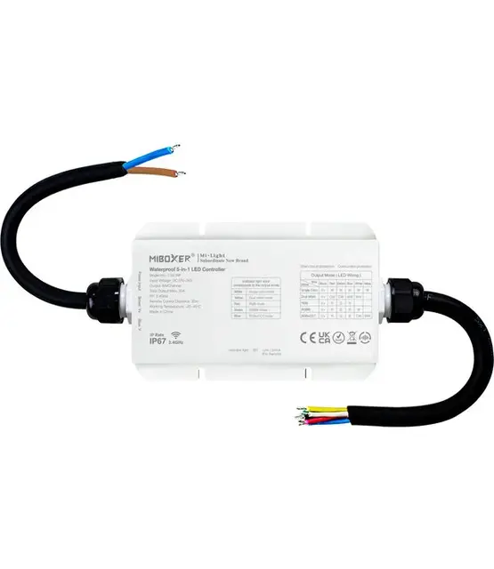 Waterdichte WiFi + 2,4ghz LED controller 12~24V 20A Optioneel afstandsbediening WL5-WP
