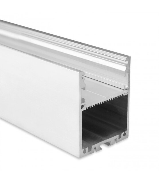 LED profiel XL 3 meter inclusief klikafdekking 40mm x 50 mm - XL40ALU