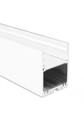 Wit LED profiel XL 3 meter inclusief klikafdekking 40mm x 50 mm - XL40WIT