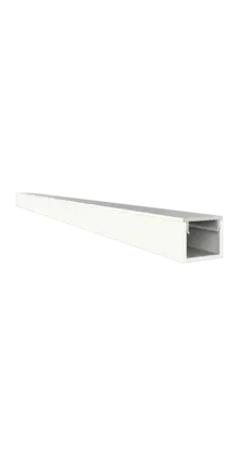 Wit SLIM LED profiel met klikafdekking 10 mm x 8 mm - SLIM308WIT