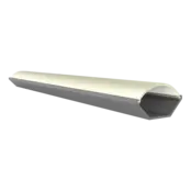 LED hoekprofiel met ronde klikafdekking 28,65 mm x 16,05 mm - C333ALU